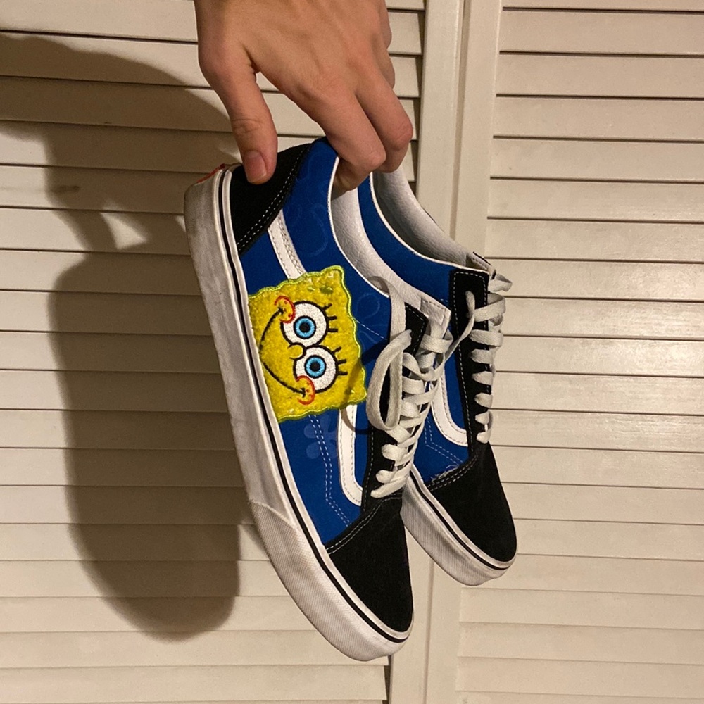 Old Skool SpongeBob vans.